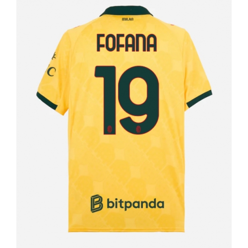 Billige Fotballdrakt AC Milan Youssouf Fofana #19 Replika Tredjedrakt 2025-26 Kortermet Billige Fotballdrakt AC Milan Youssouf Fofana #19 Replika Tredjedrakt 2025-26 Kortermet